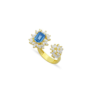AQUA GOLD MAHA RING