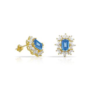 AQUA GOLD MAHA EARRING