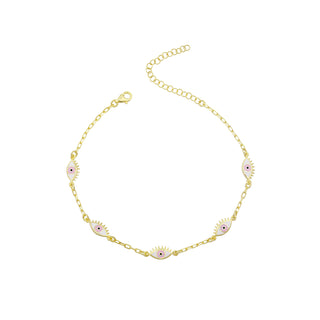 DOUBLE SIDE EYE CHOKER & LONG NECKLCE