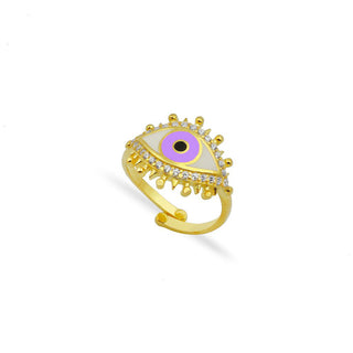 PURE PURPLE EYE RING