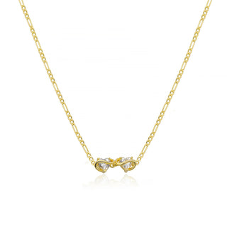 TWO DREAM GOLD HEART CHOKER