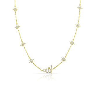 NEW STARS ALLAH GOLD CHOKER
