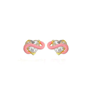 PINK DREAM  HEART EARRING