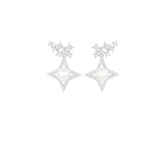 STARS PEARL EARRING