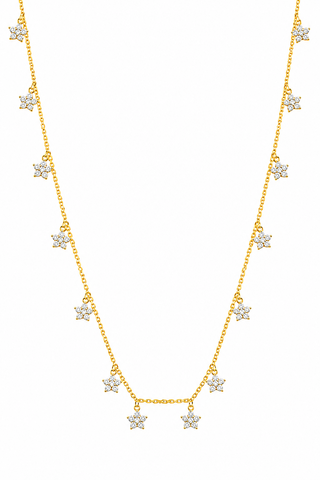 FLOWERS LONG NECKLACE OR WAIST CHAIN