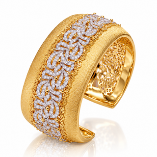 THE LUXURY GOLD DANTIL LACE BANGEL