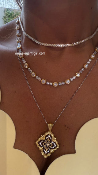 THE LUXURY BUBBLE TENNIS NECKLACE