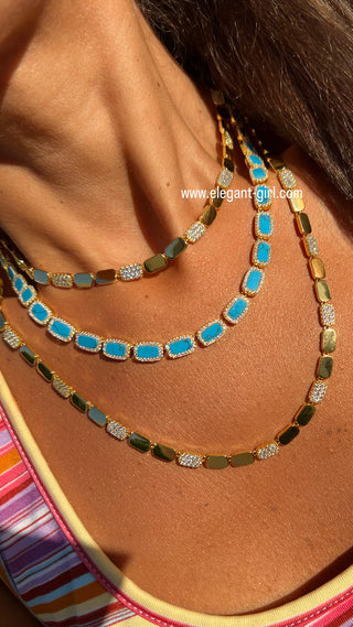 TURQUOISE FIRUZ NECKLACE