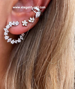 MULTI SHAPE OF DIAMOND EARRING