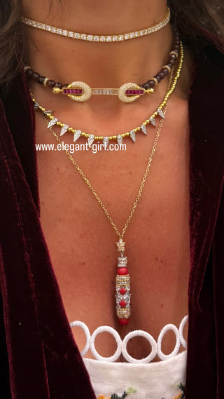 IMPERIAL RED NECKLACE