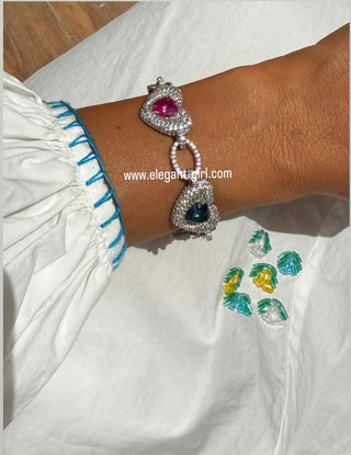 Royale Prism Heart Bracelet - ELEGANT GIRLS