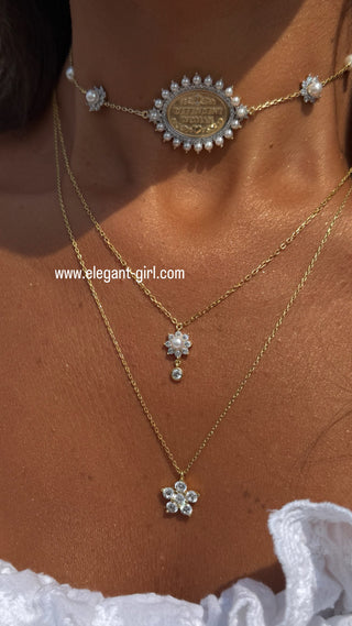 ✨ Dependent Woman Pearl Choker