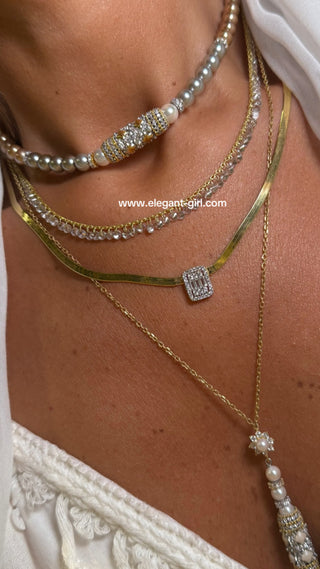 IMPERIAL PEARLS OMBRE CHOKER