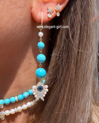 FLOWER STUD EARRING