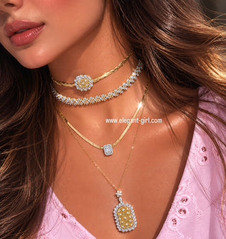 THE LUXURY MILANO STARS CRAFTED SNAKE SKIN CHOKER