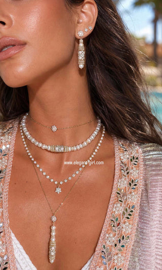 IMPERIAL WHITE PEARLS EARRING