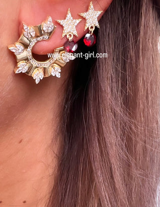 MARQUISE CRAFTED EARRING