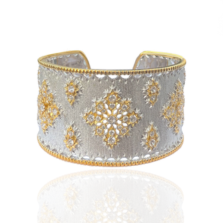 THE LUXURY MIX GOLD DIAMOND BANGEL