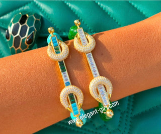 THE POWER TURQUOISE MAGICAL BAGUETTE BRACELET