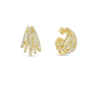 THE DIAMOND SMALL LAYERS EARRING