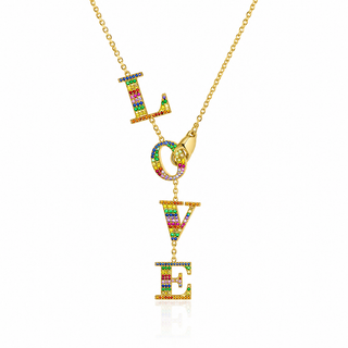 LOVE LETTERS NECKLACE - ELEGANT GIRLS