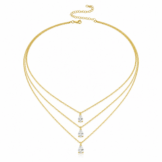 LAYER TEARS NECKLACE - ELEGANT GIRLS