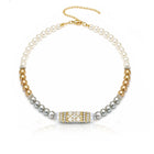 IMPERIAL PEARLS OMBRE CHOKER
