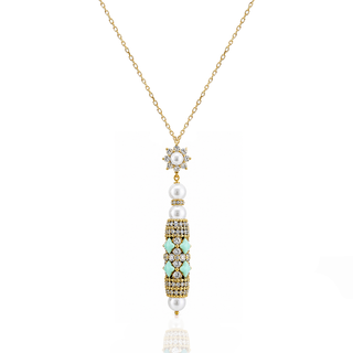 IMPERIAL TIFFANY PEARLS NECKLACE - ELEGANT GIRLS
