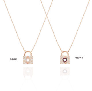 DOUBLE SIDE LOCK NECKLACE