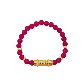 GOLD RED ANDALUSIA BRACELET