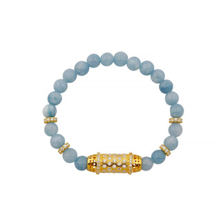 GOLD BLUE ANDALUSIA BRACELET