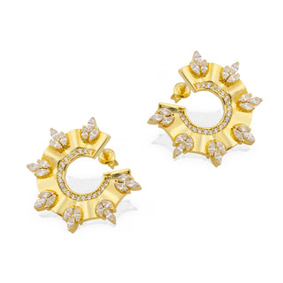 MARQUISE CRAFTED EARRING