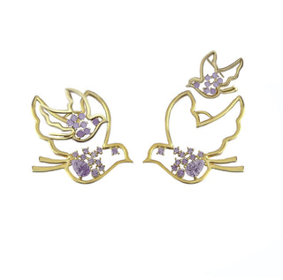 DOUBLE BIRDS EARRING