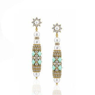 IMPERIAL TIFFANY PEARLS EARRING - ELEGANT GIRLS