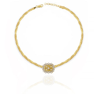 THE LUXURY MILANO STARS CRAFTED SNAKE SKIN CHOKER