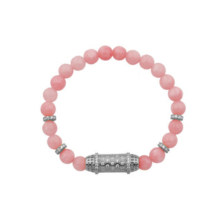 SILVER PINK ANDALUSIA BRACELET