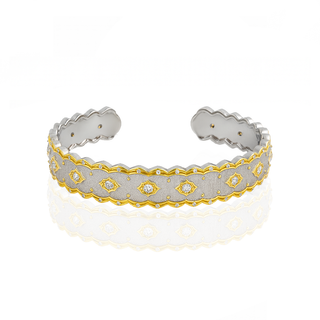 THE LUXURY ROYAL RADIANCE MIX SILVER BANGEL