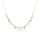 TURQUOISE STARS NECKLACE