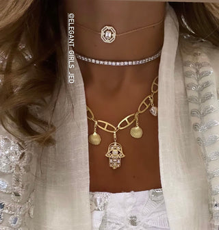 FULL DIAMOND TENNIS  CHOKER
