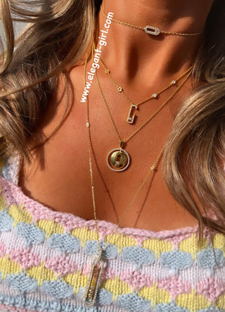 GOLD LUCKY MOVE NECKLACE