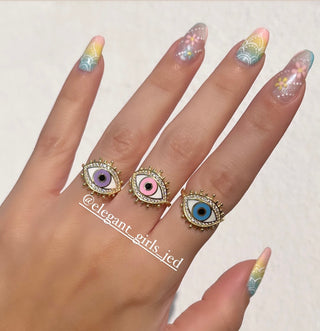 PURE PINK EYE RING