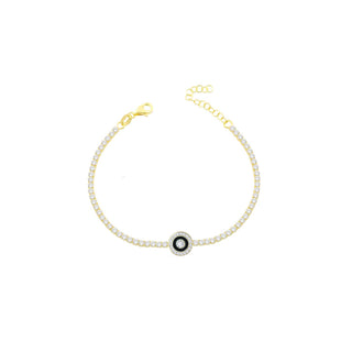 CIRCLE EYE TENNIS BRACELET