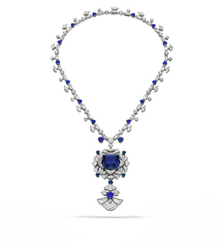 LUXURY SAPPHIRE BAGGUESTE DIVA ITALIANI NECKLACE