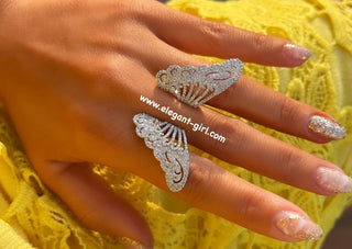 HAND MASTER PIECE BUTTERFLY RING