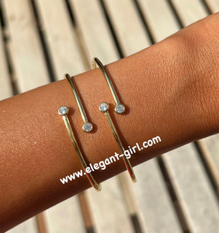 HOOP SINGLE ROW BANGEL