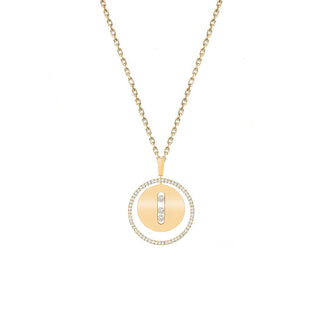 GOLD LUCKY MOVE NECKLACE