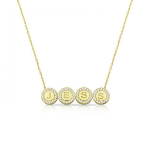 THE BUBBLE SIG NAME NECKLACE