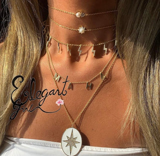 STAR DUST NECKLACE WHITE