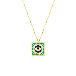 SQUARE EYE NECKLACE