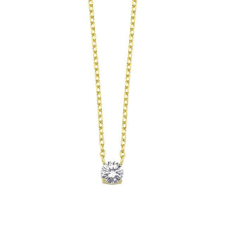 ONE STONE SOLITAIRE NECKLACE